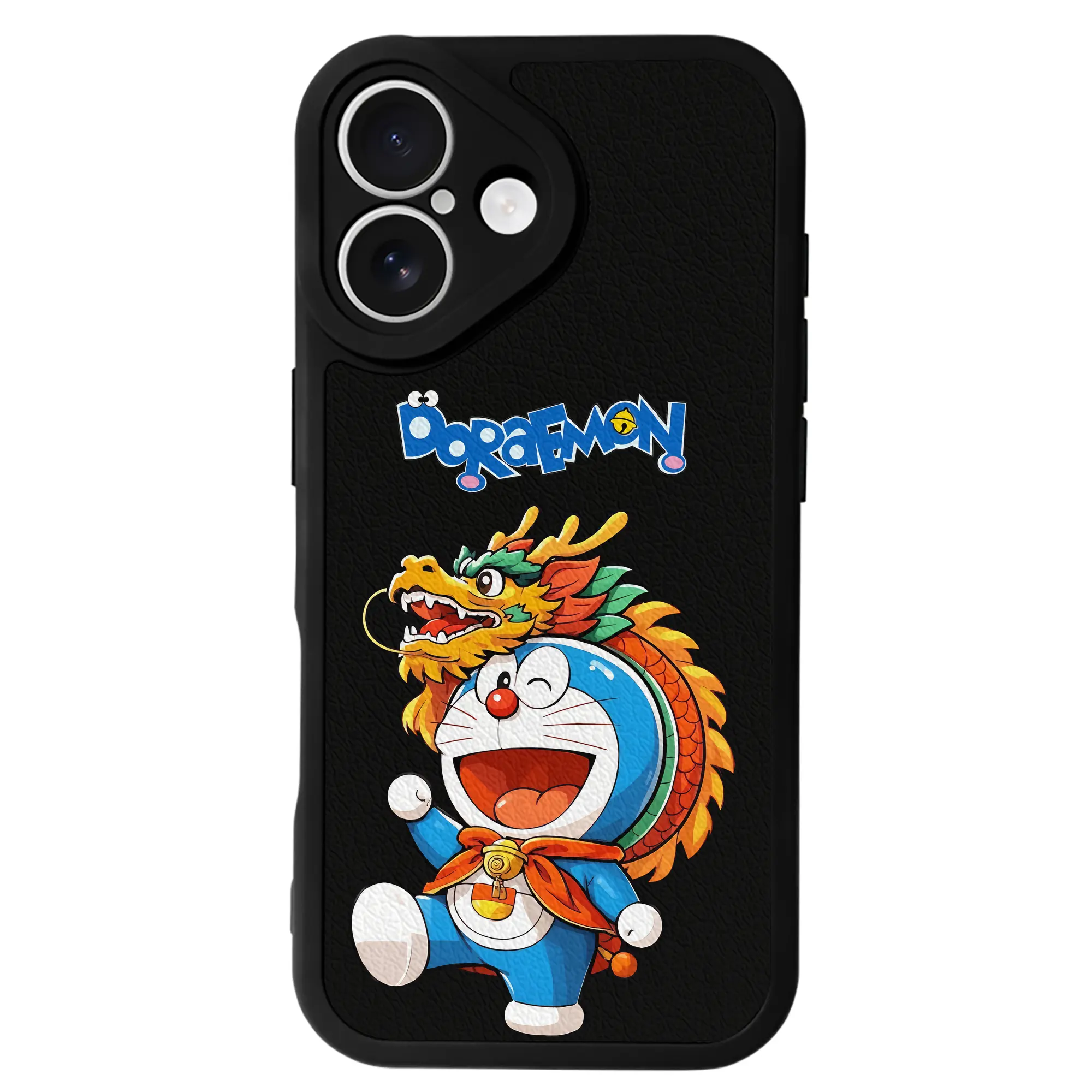 ドラえもん グッズドラえもん - IPhone 16シリーズ対応 ・ シリコンスマホケース ・ レザー調 ・ 高精度フィット ・ 耐衝撃 ・ ワイヤレス充電対応 ・ 精密カット